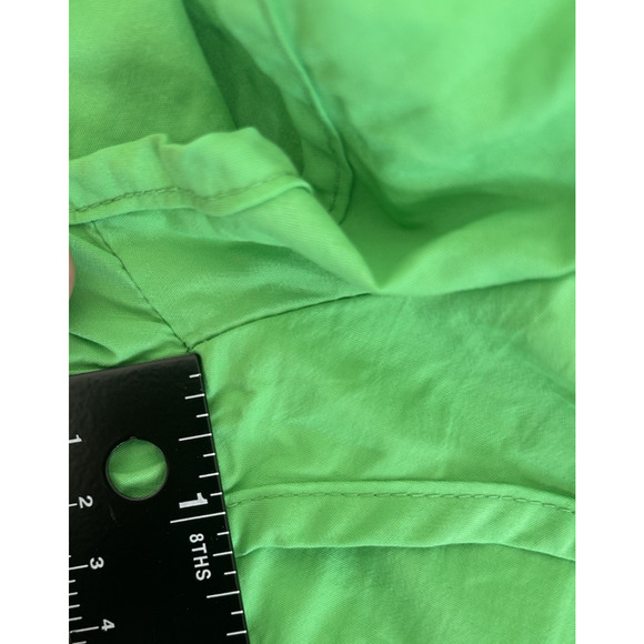 Women’s Running Athletic Shorts MOVING COMFORT Sz S Green Key pocket white liner - Picture 7 of 10